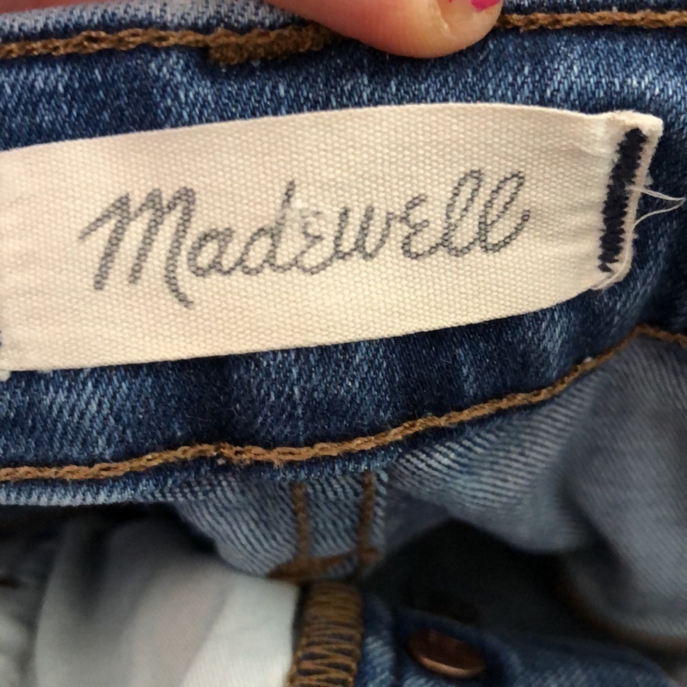 Madewell 10” High Rise Distressed Skinny Jeans Size 26 - Picture 3 of 7